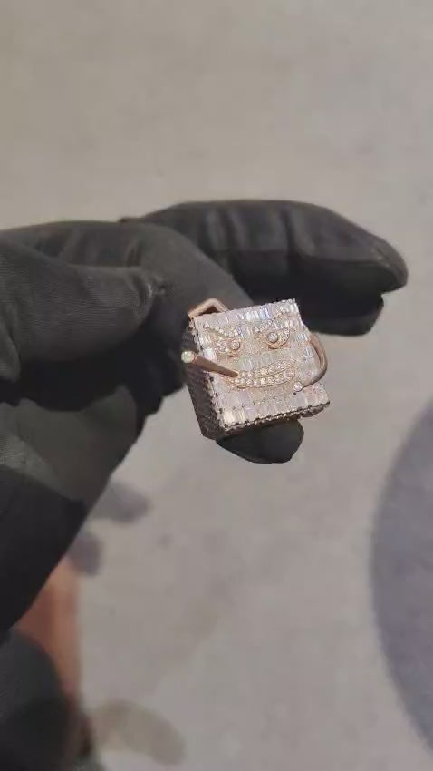 Iced smile ring